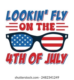 4th July T-shirt Design, Independence Day.