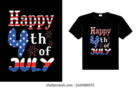 4th July t-shirt design United states independence day celebration