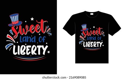 4th July t-shirt design United states independence day celebration