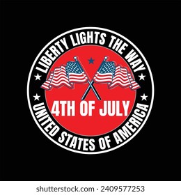 4th July T-shirt ,Independence day T-shirt Design