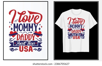4th of July T-shirt Vector Design