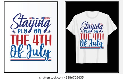 4th of July T-shirt Vector Design