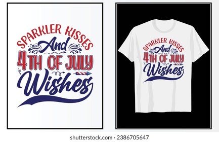 4th of July T-shirt Vector Design