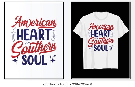 4th of July T-shirt Vector Design