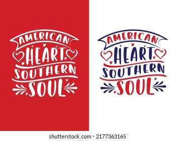 4th of july typography t shirt design file