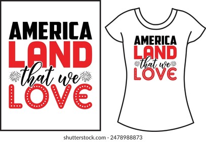 4th July Typography t shirt designs
