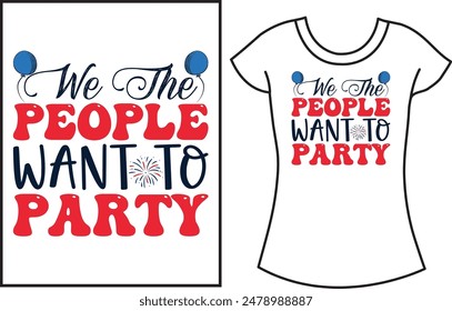 4th July Typography t shirt designs