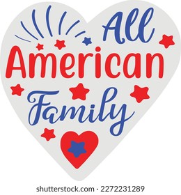 4th of July, United Stated independence day greeting.
Excellent gift card to the day of Independence. American flag. Vector illustration on white background.