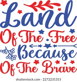 4th of July, United Stated independence day greeting.
Excellent gift card to the day of Independence. American flag. Vector illustration on white background.