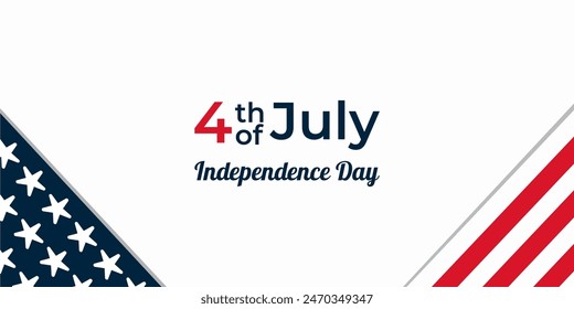 4th of July United States Independence Day celebration background suitable for promotion advertising, greeting card, poster, and background 