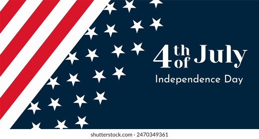 4th of July United States Independence Day celebration background suitable for promotion advertising, background, and banner. 