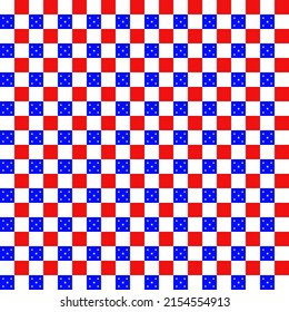 4th july us star freedom fabric textile paper canvas abstract background vector illustration