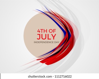 4th of July, USA Independence Day Vector background for sale, poster, invitation, card, banner, party, theme, flyer