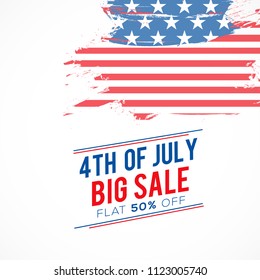 4th Of July USA Independence Day Sale Promotion Background,Poster,Banner,social Media,Marketing Template Design.