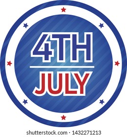 4th of july USA independence day vector graphic