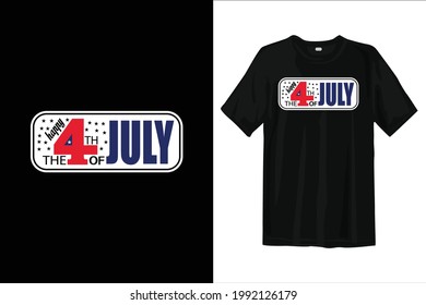 4th of July USA Independence day t shirt design. American t shirt design.