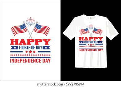 4th of July USA Independence day t shirt design. American t shirt design. USA t shirt design. Independence day vector.