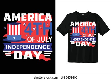 4th of July USA Independence day t shirt design. American t shirt design.