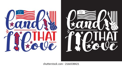 4th of July. USA Independence Day. 4th of July typography illustration. Vintage design