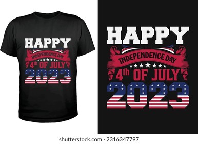 4th July USA Independence Day T-Shirt Design