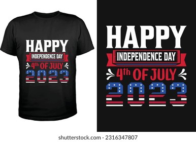 4th July USA Independence Day T-Shirt Design