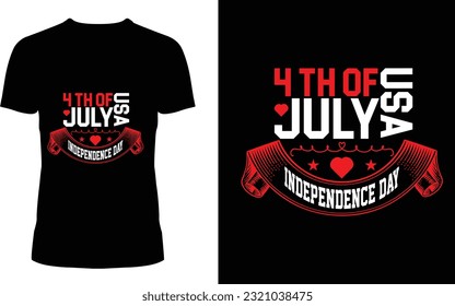 4TH OF JULY USA INDEPENDENCE DAY T-SHIRT DESIGN