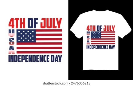 4th of july USA independence day t shirt design