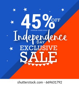 4th Of July USA Independence Day Sale Promotion Background,Poster,Banner,social Media,Marketing Template Design.
