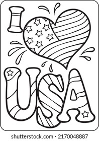 459 Coloring page memorial day Stock Vectors, Images & Vector Art ...