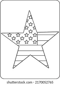 4th of July USA independent day coloring pages