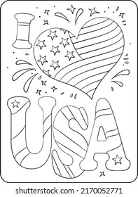 1,147 American flag coloring pages Images, Stock Photos & Vectors ...