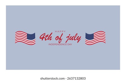 4th of July vector illustration ,banner ,poster, templet