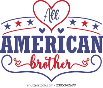 4th Of July Vector Quotes Design Vol-1