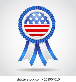 4th July Vector Ribbon