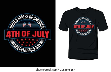 4th of July vector template
