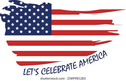 4th of July Vector | USA Independence Day Vector Clipart | Patriotic American Designs