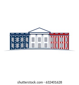 4th of July White House Logo Design