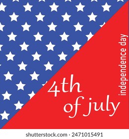 4th july.starry triangle .red triangle .Independence Day .freedom.vector design .Us