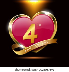 4th Anniversary Images Stock Photos Vectors Shutterstock