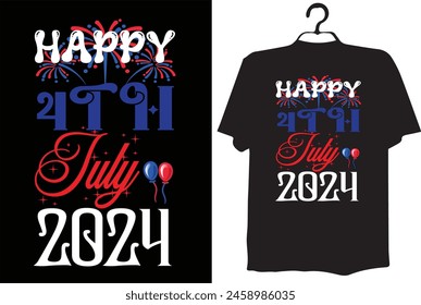 4TH OF T-SHIRT DESIGN(HAPPY 4TH JULY 2024)