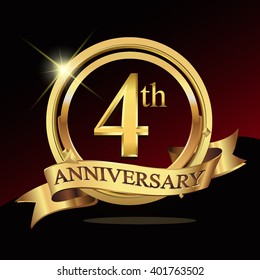 4th Anniversary Images, Stock Photos & Vectors | Shutterstock