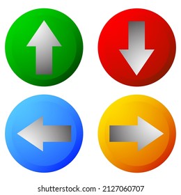 4-way arrows, pointers, cursors shapes