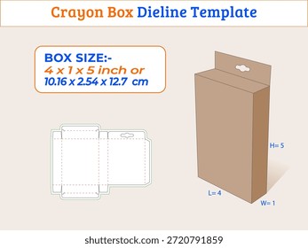 4x 1x Plantilla de caja de lápiz de tamaño de 5 pulgadas
