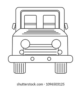 4x4 car icon