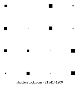 4x4 cube, square geometric arrangement. Square illustration