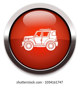 4X4 flat icon