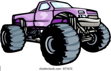 4x4 monster truck. Check my portfolio for many more images of this series.