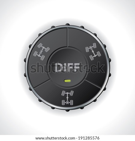 4x4 shifter with various differential locks