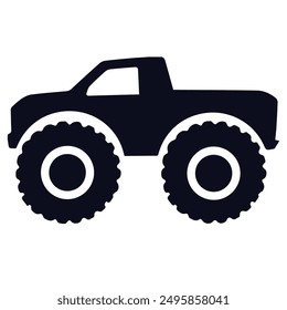 4X4 Truck Silhouette vector eps 10