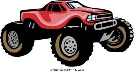 4x4v monster truck. Check my portfolio for many more images of this series.